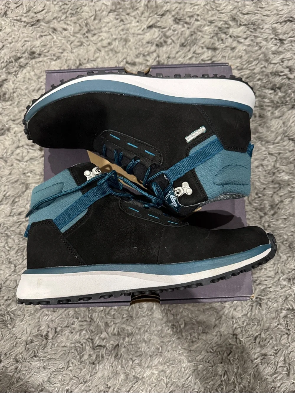 Forsake Women's Black Teal Athletic Boots